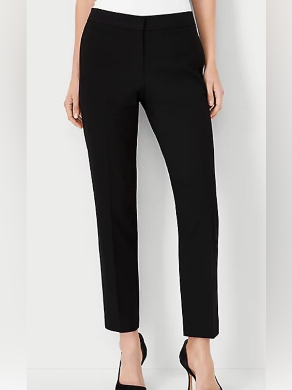 Ann Taylor Factory The Ankle- Slim Classic Black Dress Pants